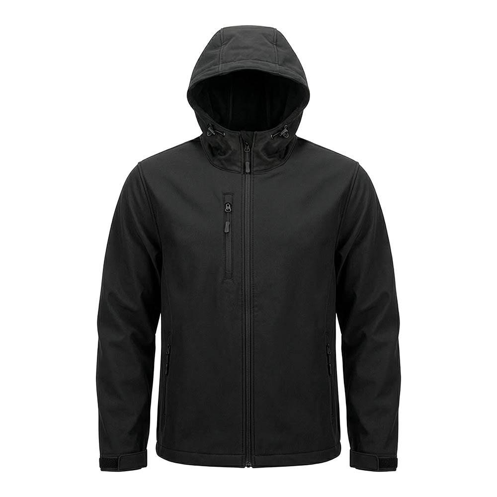 Unisex softshell jacket in regenerated fabric 280 g/m2 Unisex softshell jacket in regenerated fabric 280 g/m2